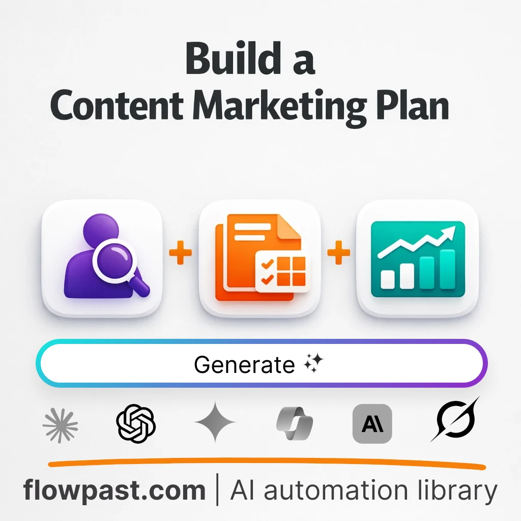 Build a Content Marketing Plan with this AI Prompt - AI prompt template