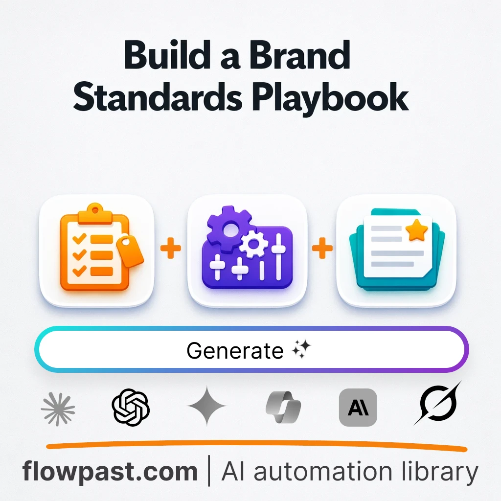 Create a Brand Standards Guide AI Prompt - AI prompt template