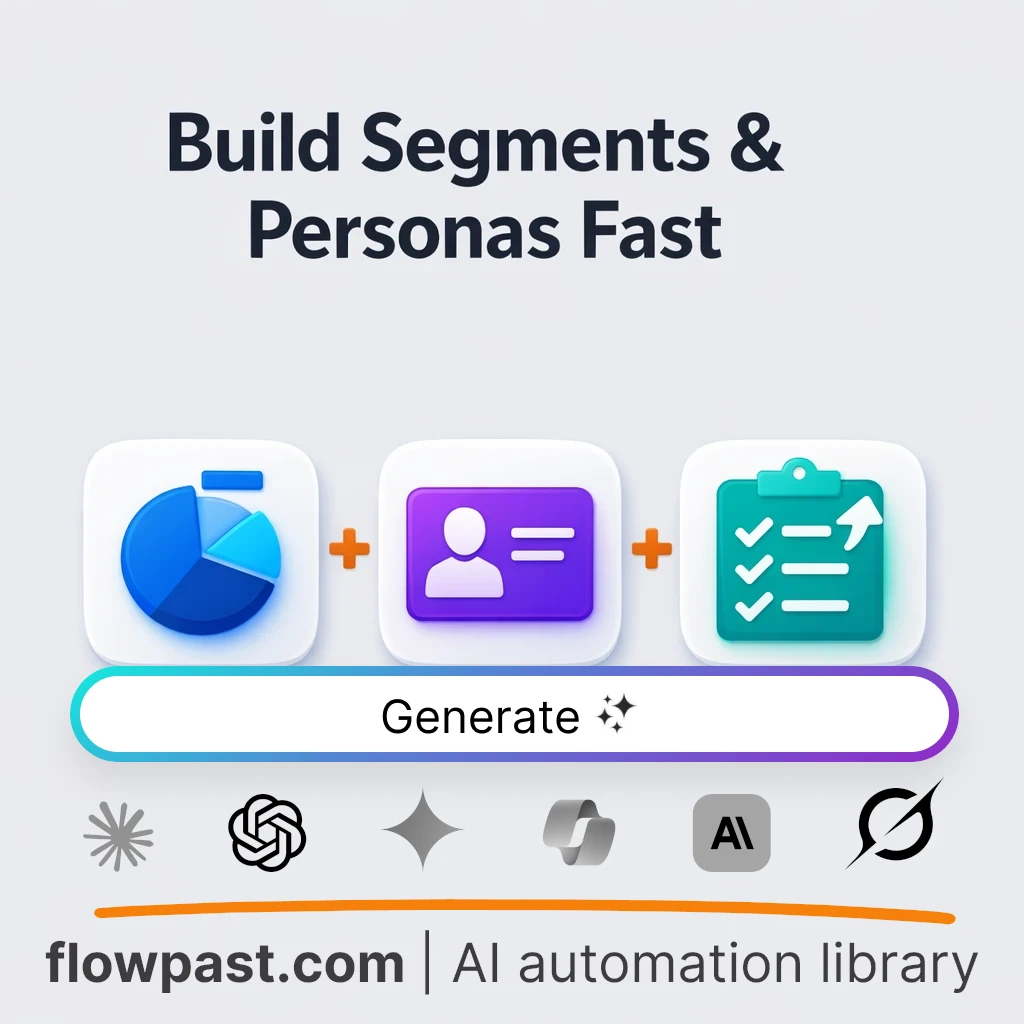 Create Market Segmentation Personas AI Prompt - AI prompt template