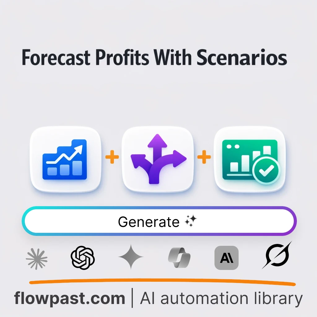 Build a 5-Year Financial Forecast Model AI Prompt - AI prompt template