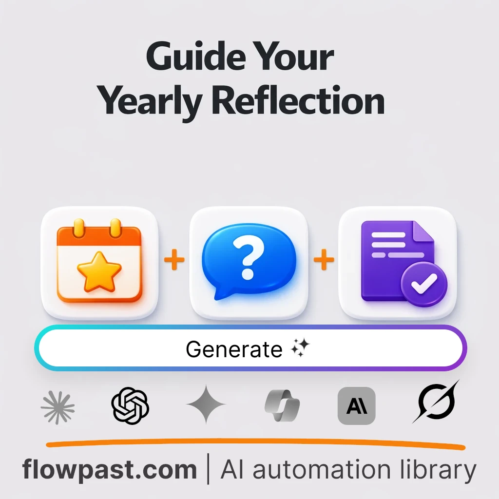 Run Annual Reflection Journaling Session AI Prompt - AI prompt template