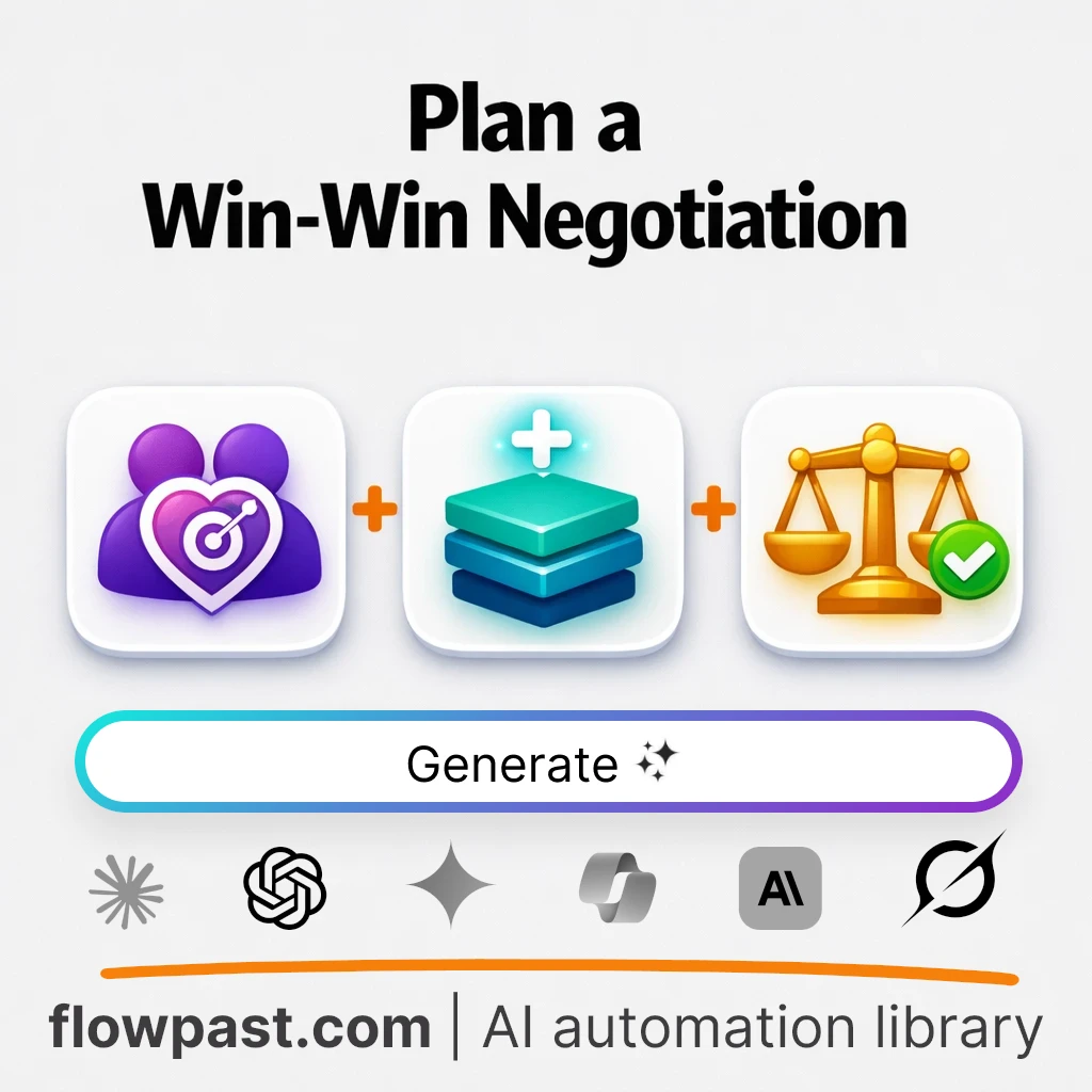 Create a Principled Negotiation Plan AI Prompt - AI prompt template