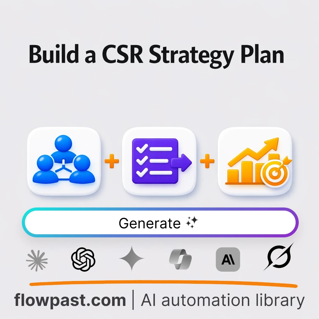 Corporate Responsibility Strategy AI Prompt - AI prompt template