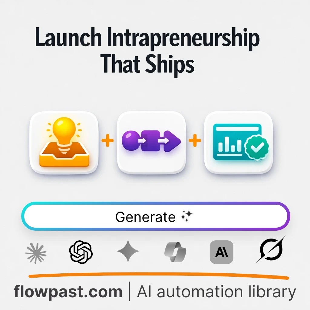 Build an Intrapreneurship Program Blueprint with this AI Prompt - AI prompt template