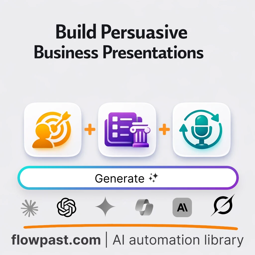 Build a Persuasive Business Presentation AI Prompt - AI prompt template