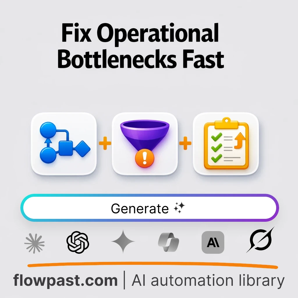 Build an Operations Optimization Blueprint AI Prompt - AI prompt template