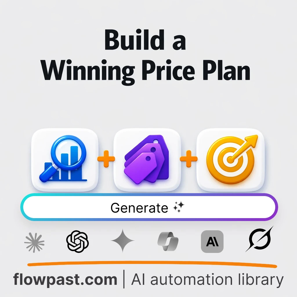 Build a Competitive Pricing Plan with this AI Prompt - AI prompt template