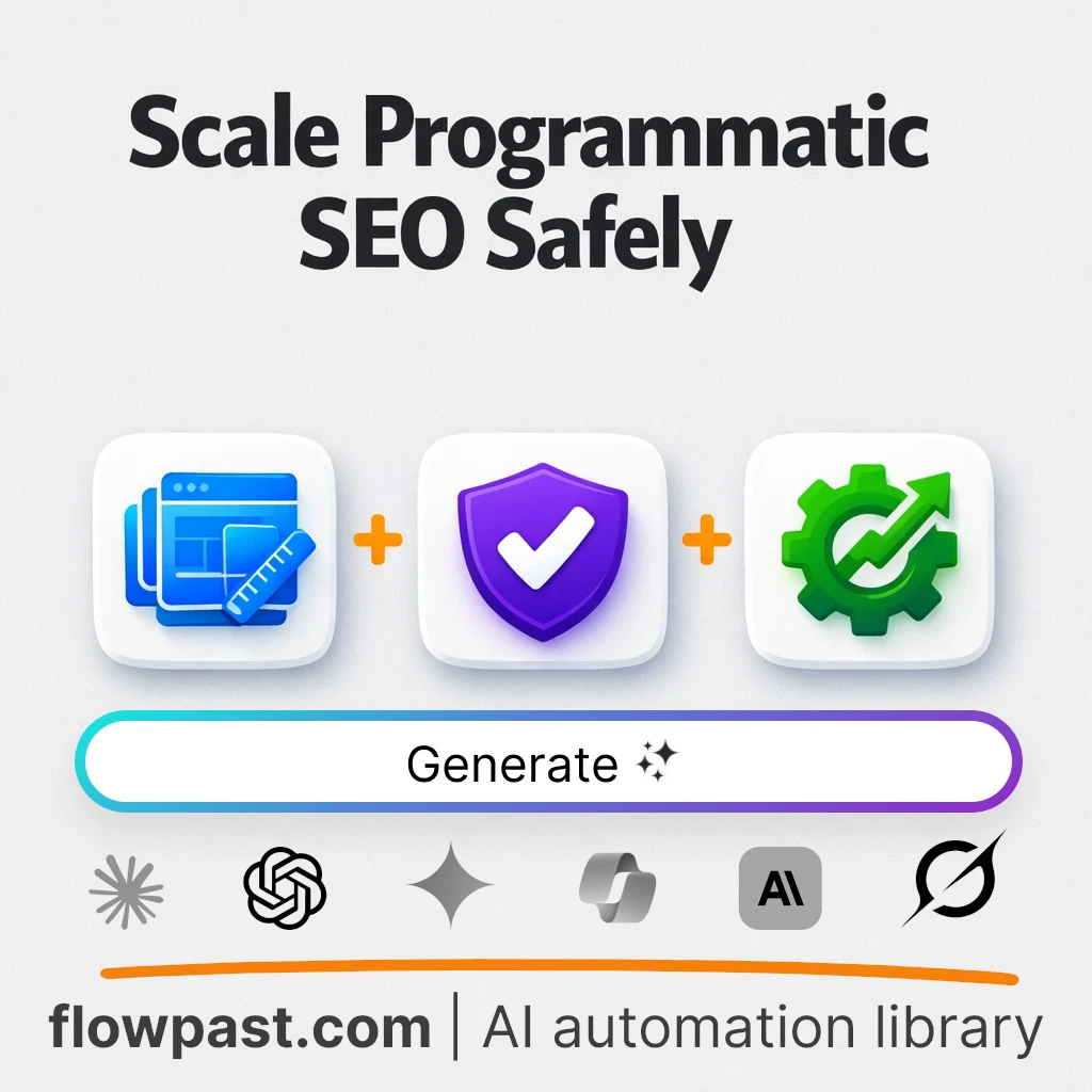 Build a WordPress Programmatic SEO Playbook AI Prompt - AI prompt template