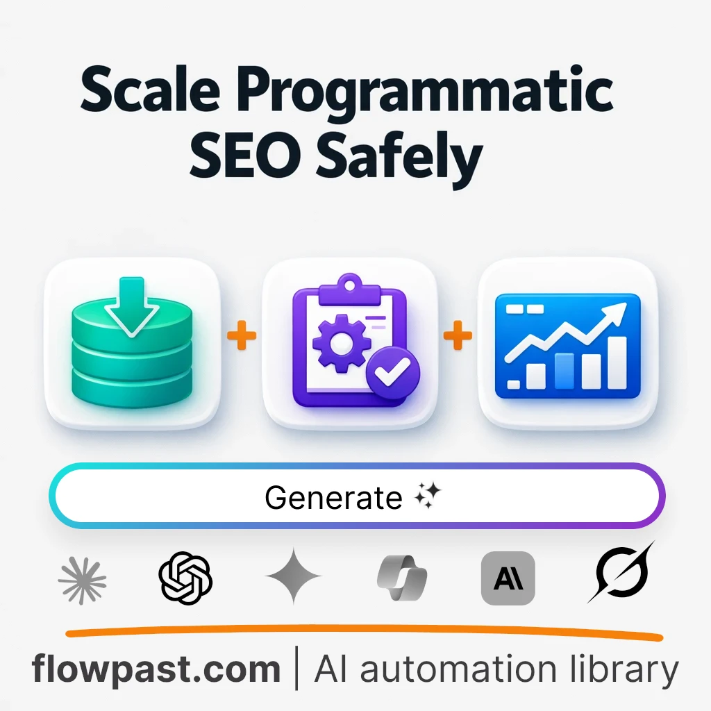 Build a Programmatic SEO Blueprint with this AI Prompt - AI prompt template