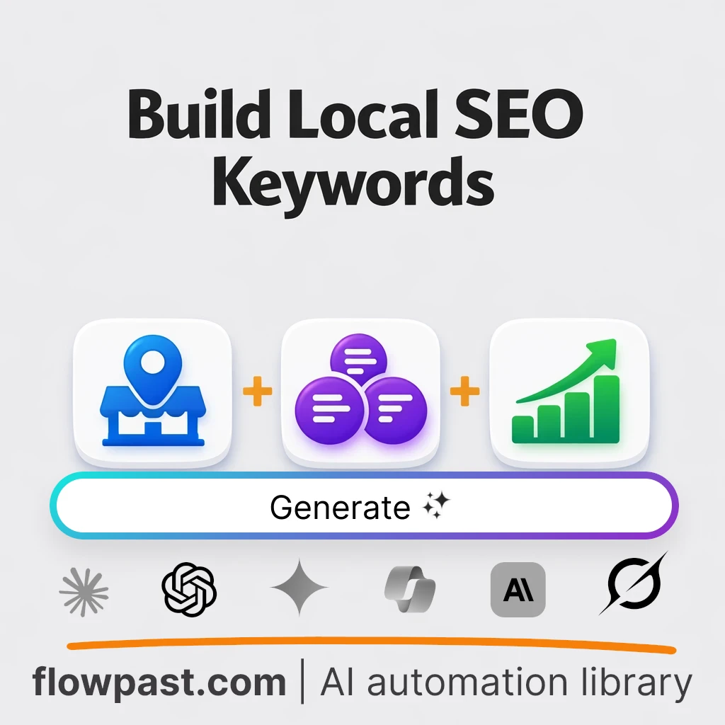 Build a Local Keyword Portfolio with this AI Prompt - AI prompt template