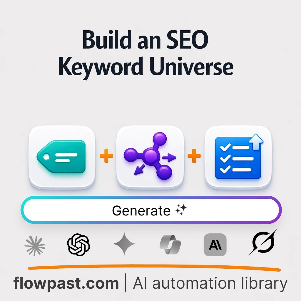 Build a Keyword Universe Spreadsheet AI Prompt - AI prompt template
