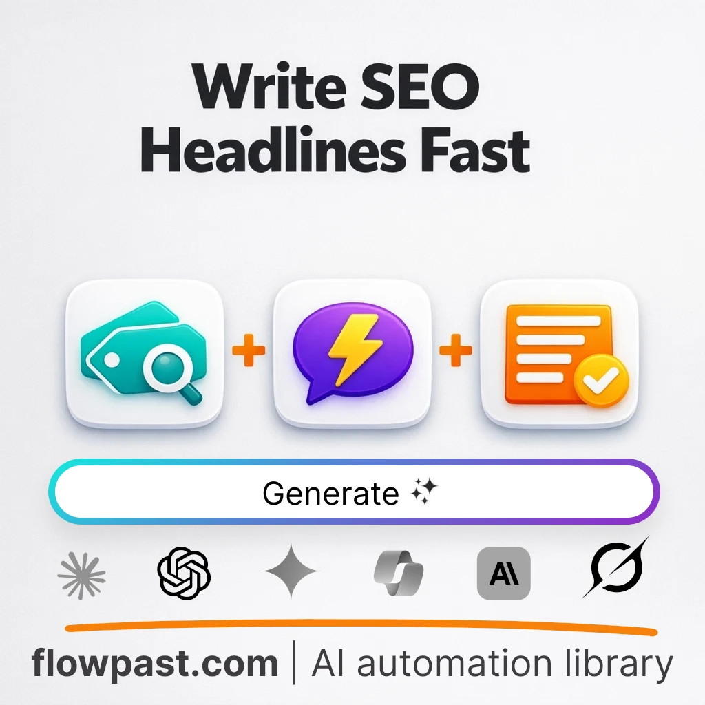 Create Newsletter Headlines with this AI Prompt - AI prompt template