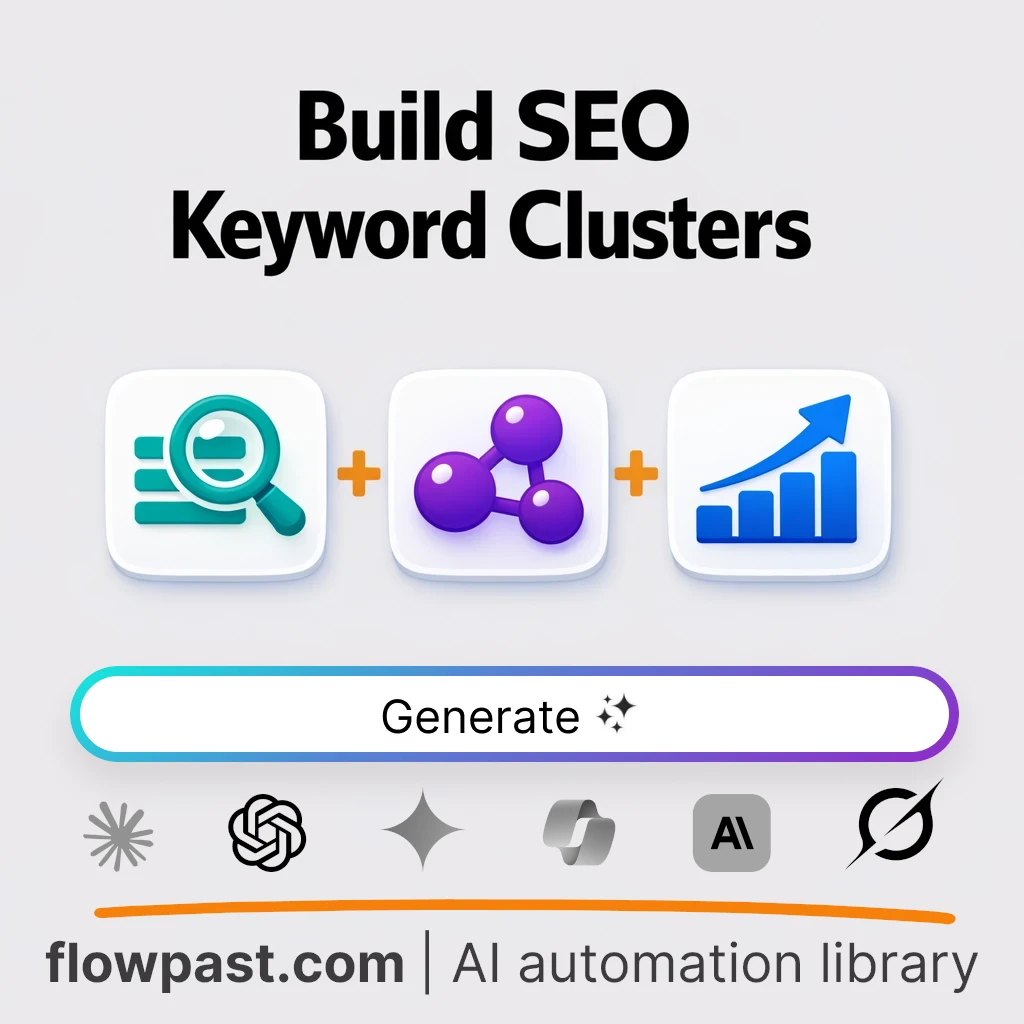 Build a Keyword Universe and Clusters AI Prompt - AI prompt template