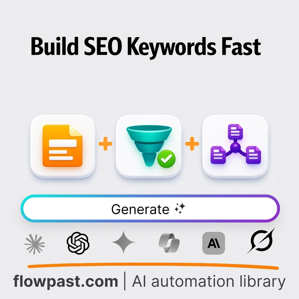 Build a 10-Keyword SEO Set for Blogs AI Prompt - AI prompt template