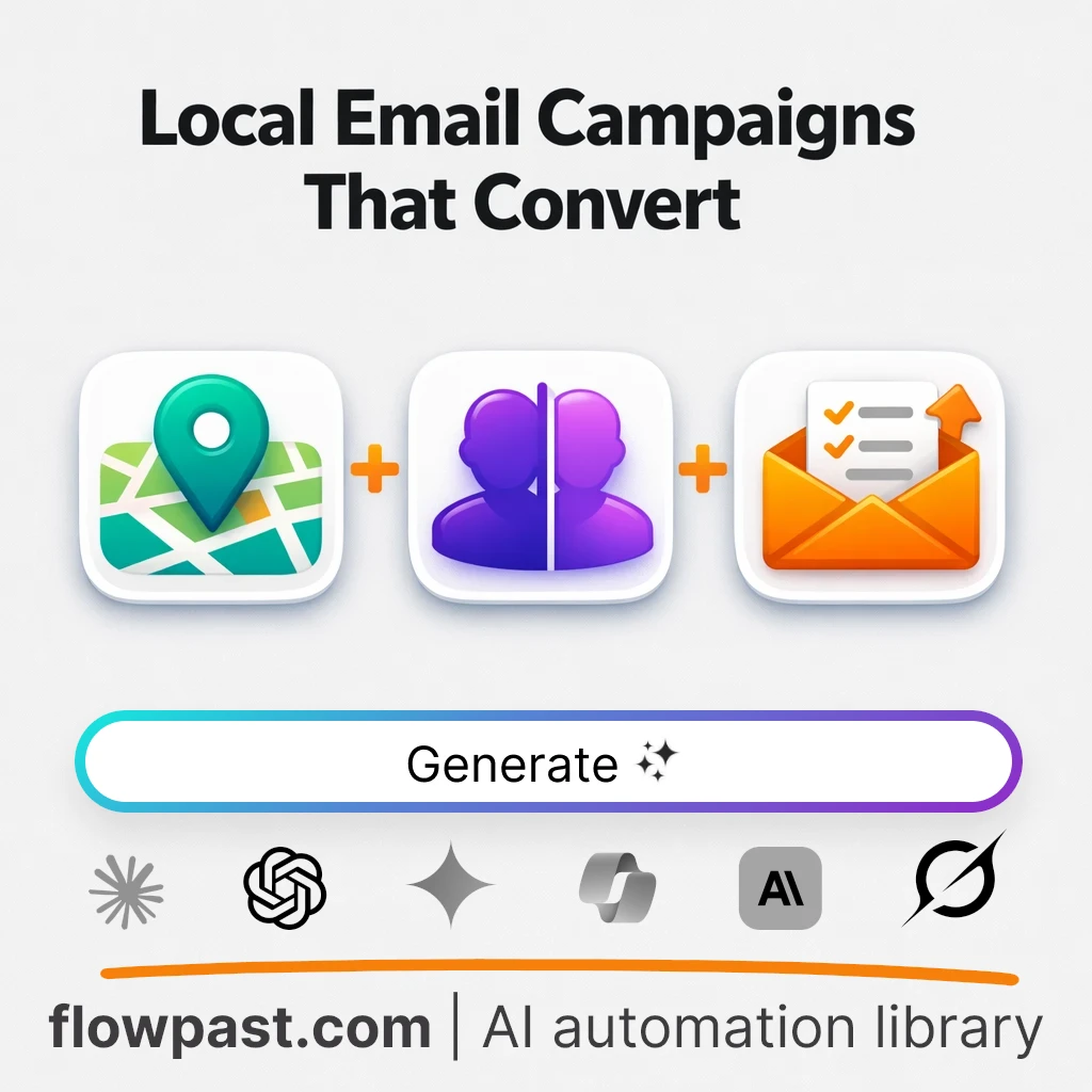 Build Local Email Campaign Plans AI Prompt - AI prompt template