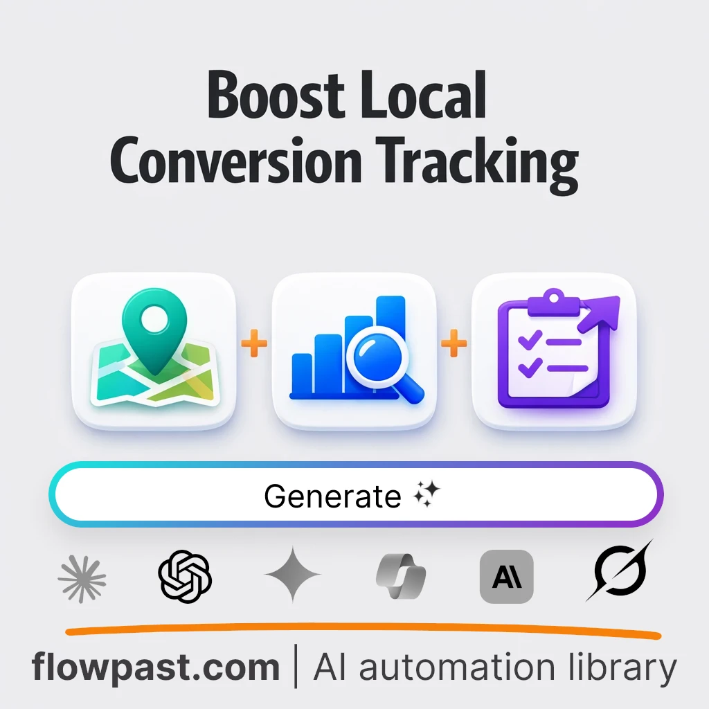 Build Local Analytics and CRO Plan AI Prompt - AI prompt template