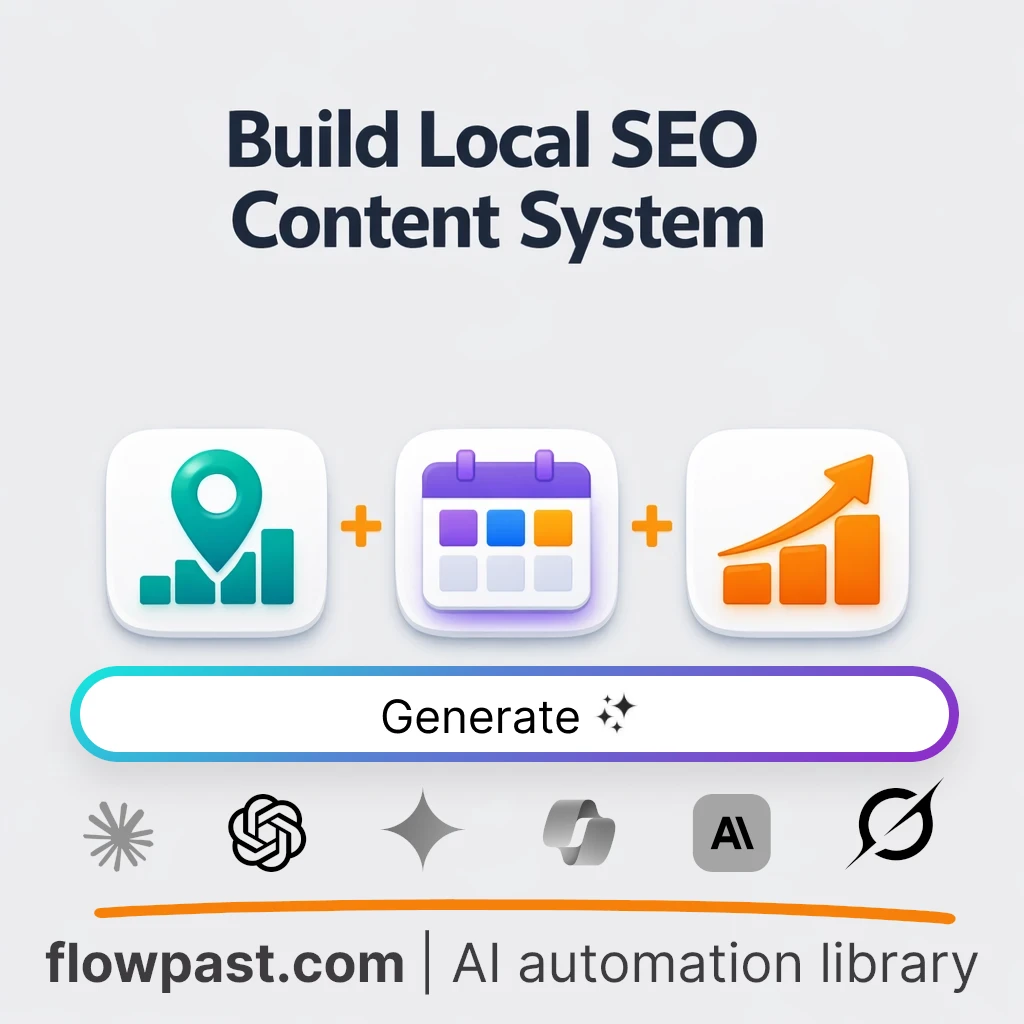 Build a Local SEO Refresh Calendar with this AI Prompt - AI prompt template