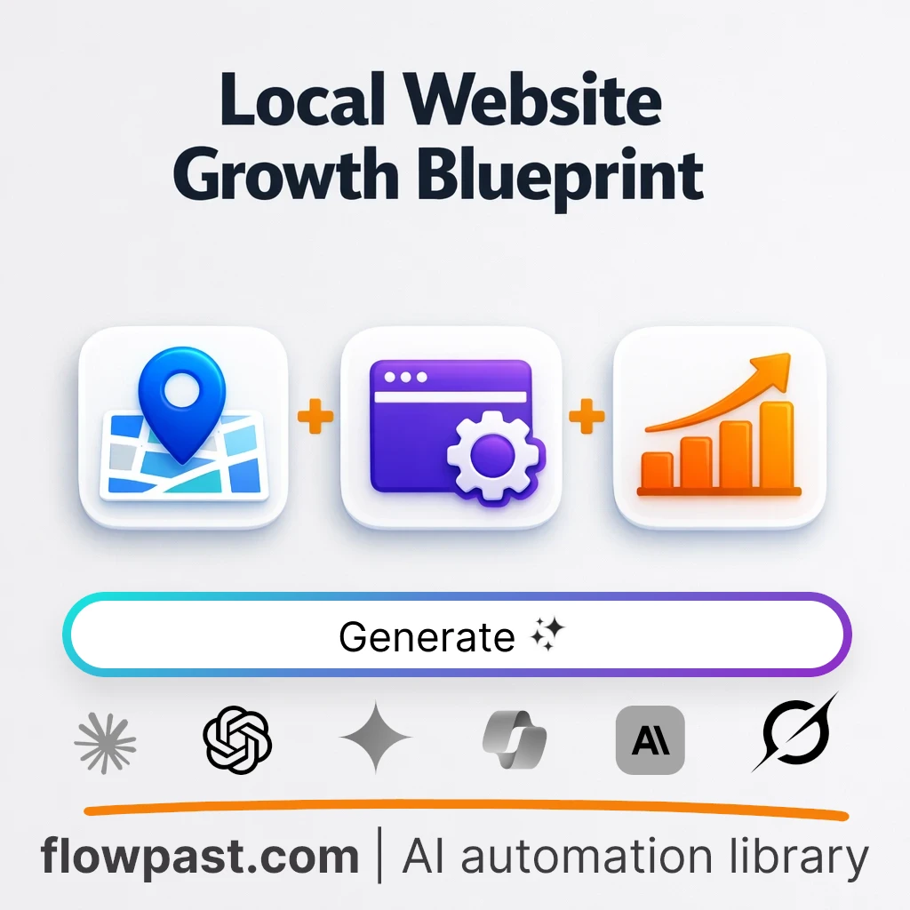 Build a Local Website Growth Plan AI Prompt - AI prompt template