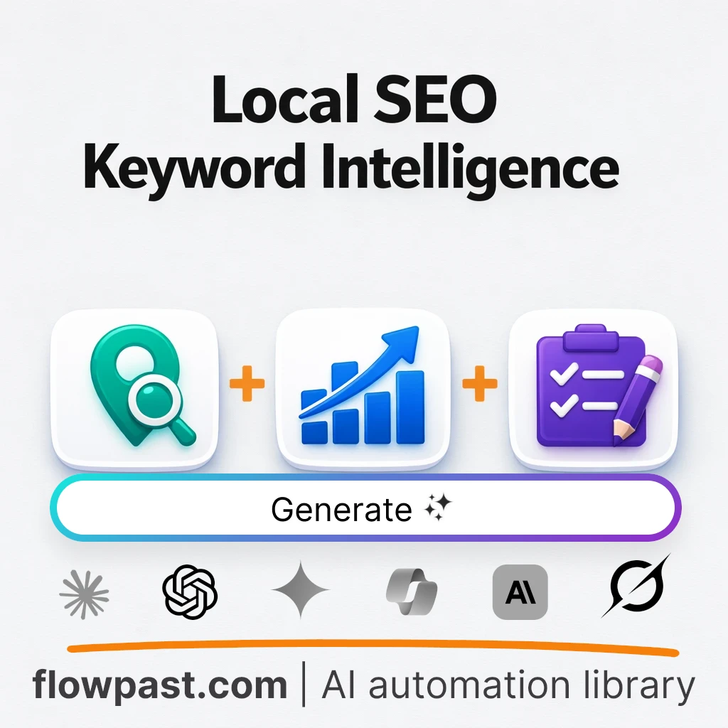Local SEO Trend Brief AI Prompt - AI prompt template