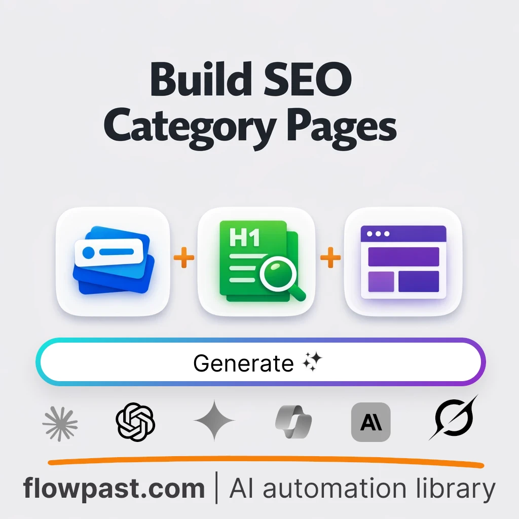 Build E-commerce Category Landing Page HTML AI Prompt - AI prompt template