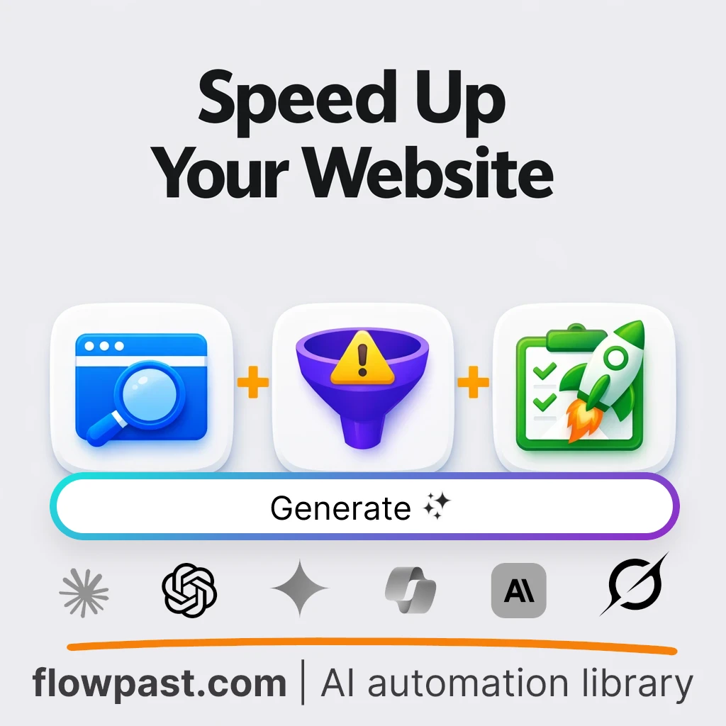 Website Performance Audit Roadmap AI Prompt - AI prompt template