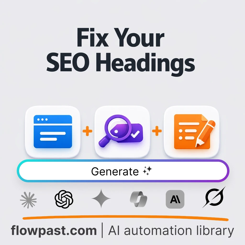 Audit H1 and H2 SEO Headings AI Prompt - AI prompt template