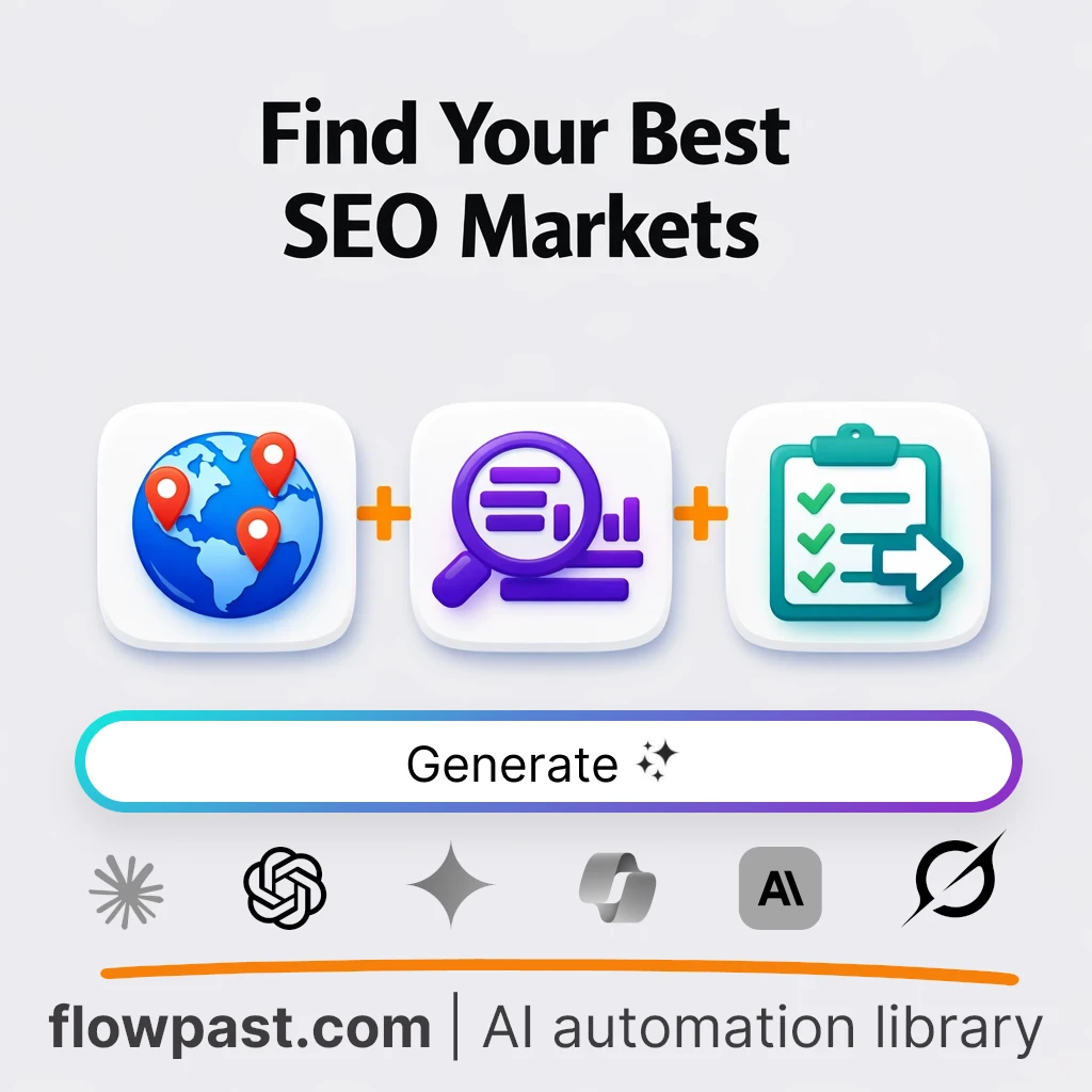 Build an International SEO Opportunity Map AI Prompt - AI prompt template