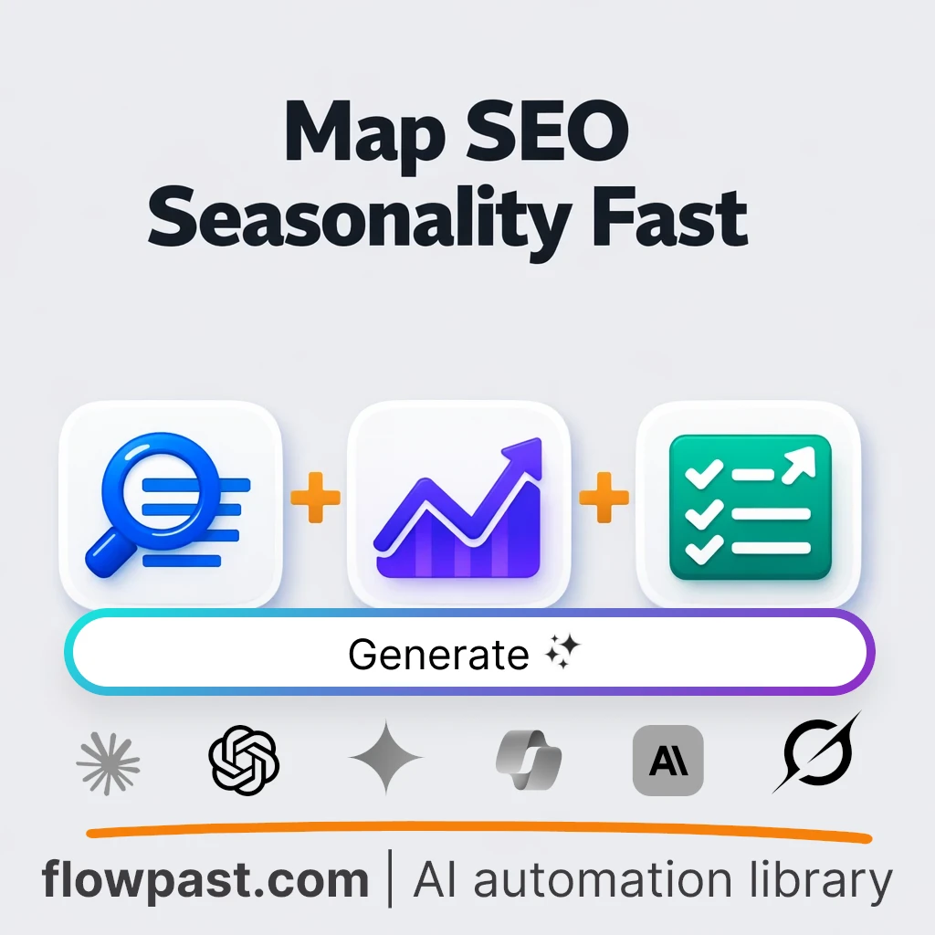 Seasonality Keyword Research AI Prompt - AI prompt template