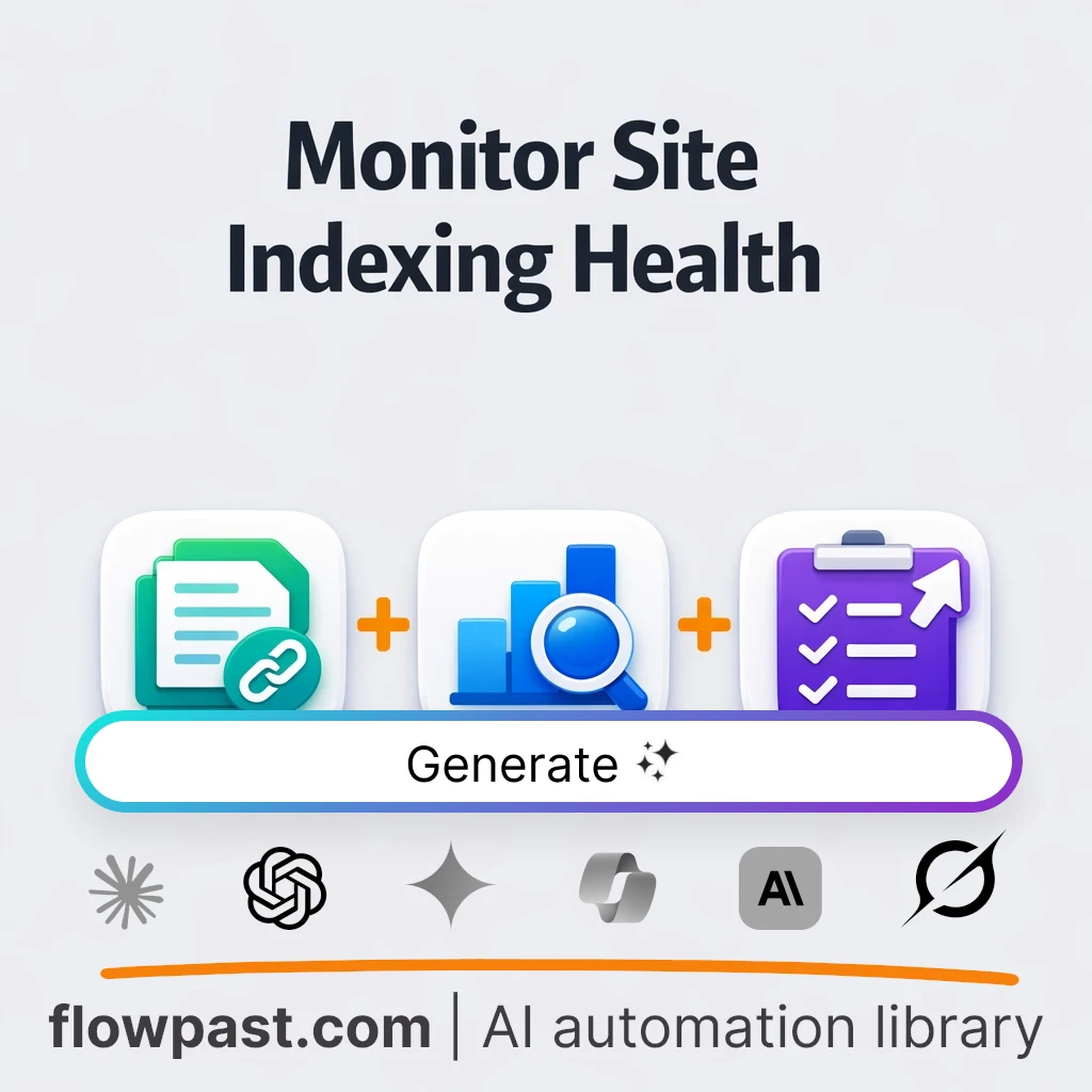 Build an Indexation Tracking Dashboard AI Prompt - AI prompt template