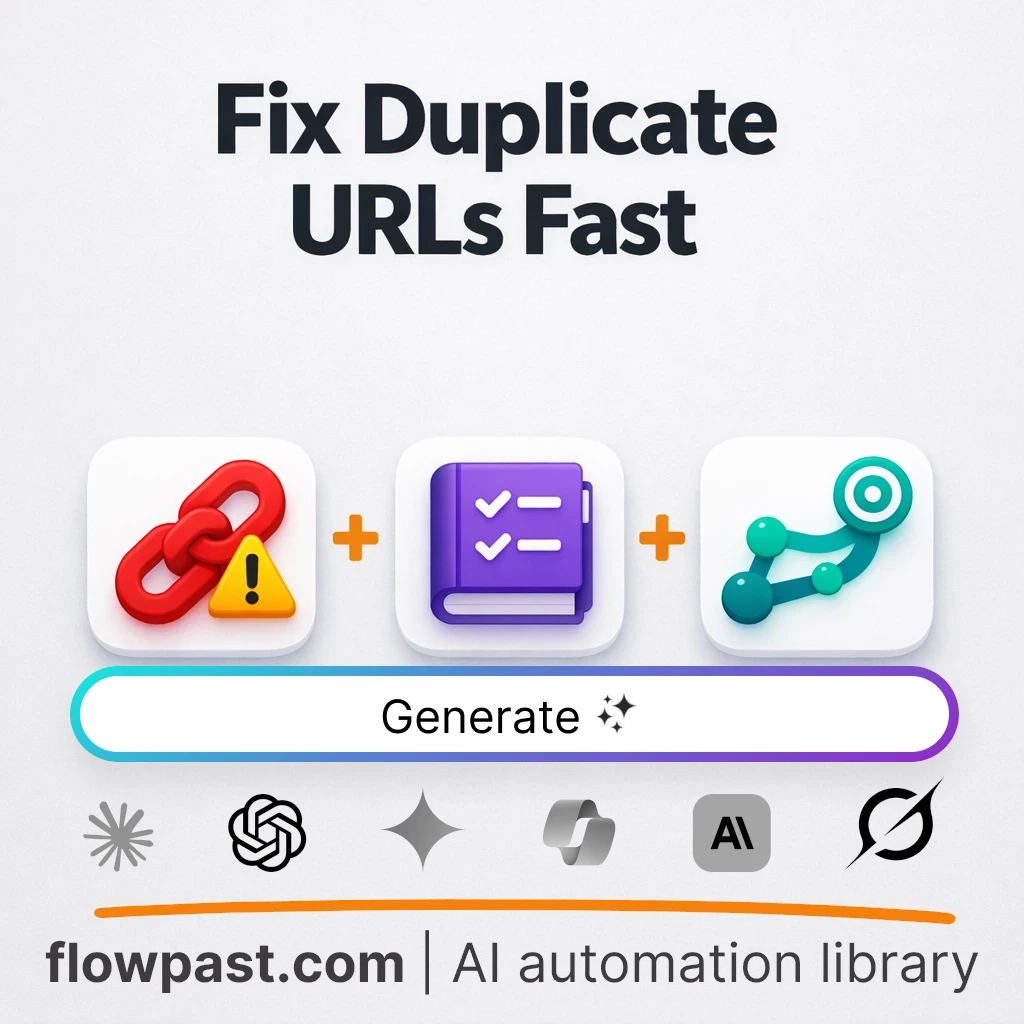 Create a URL Structure Handbook with this AI Prompt - AI prompt template