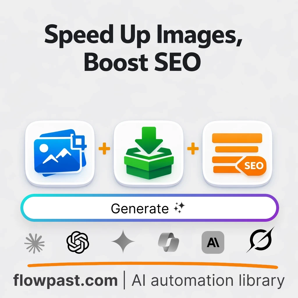 Optimize Website Images for Speed and SEO AI Prompt - AI prompt template