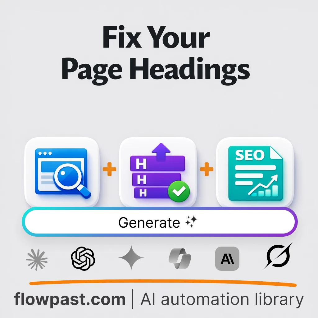 AI Prompt to Audit H1 to H6 Headings for SEO Wins - AI prompt template