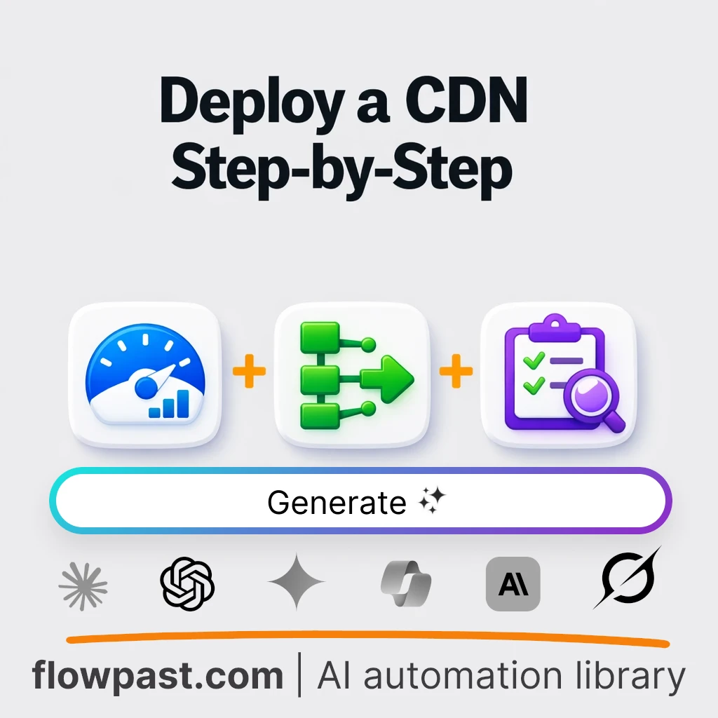 Deploy a Global CDN Rollout Plan with this AI Prompt - AI prompt template