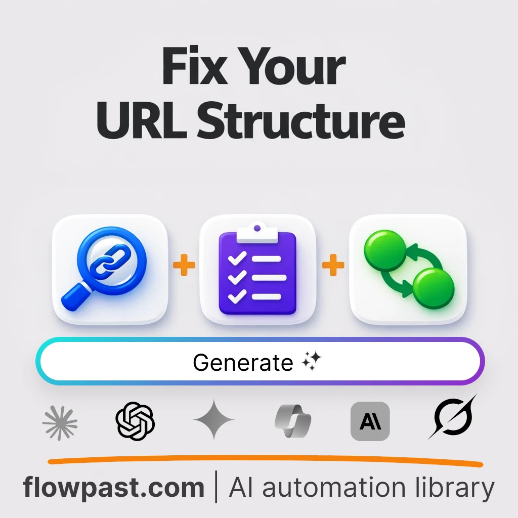 Build a URL Architecture Improvement Plan AI Prompt - AI prompt template