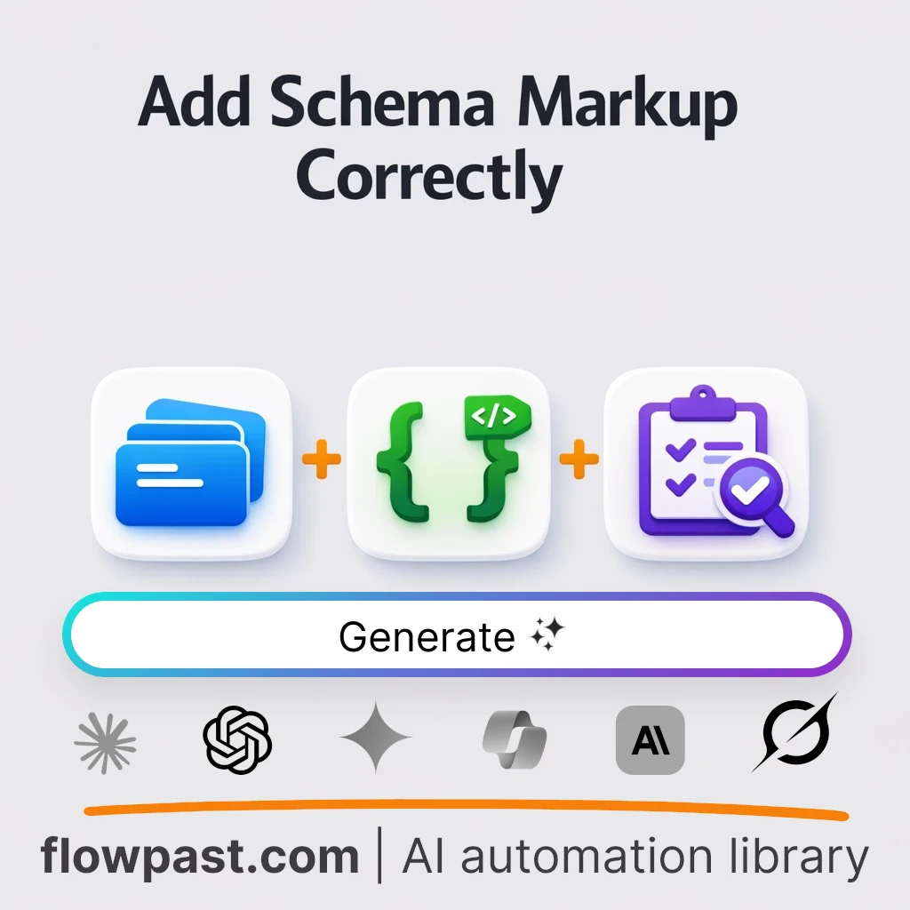 Implement Schema Markup Tutorial AI Prompt - AI prompt template