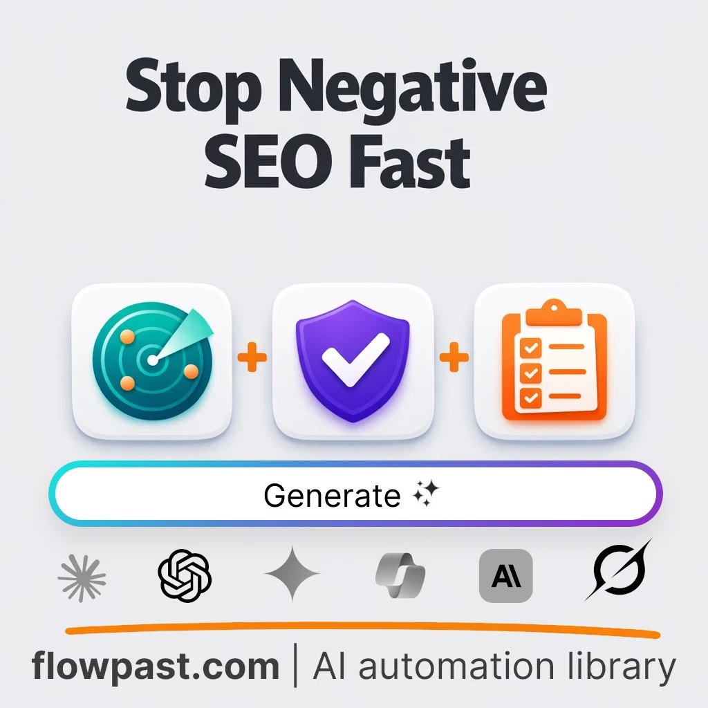 Negative SEO Crisis Playbook AI Prompt - AI prompt template