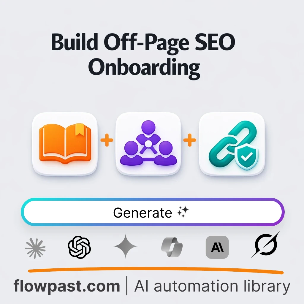 Create an Off-Page SEO Onboarding Handbook AI Prompt - AI prompt template