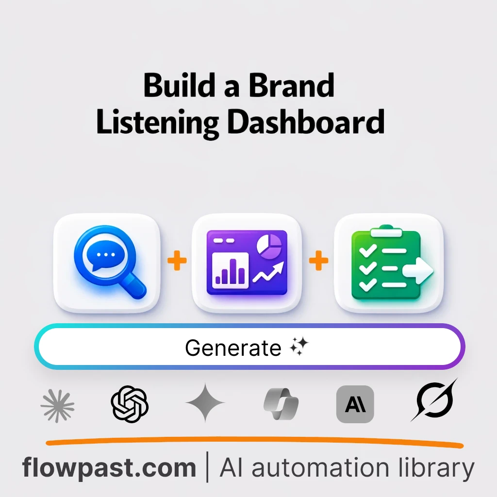 Build a Brand Listening Dashboard with this AI Prompt - AI prompt template