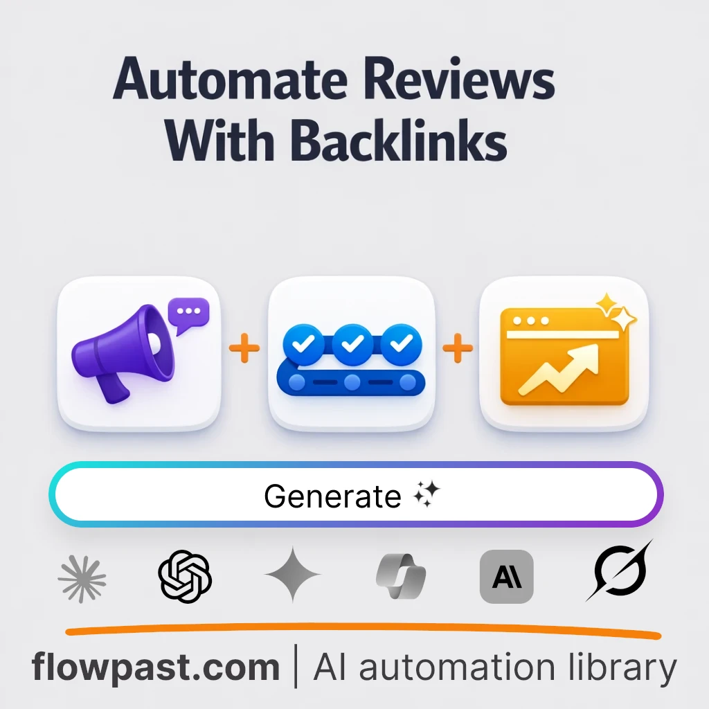 Build a Review Backlink Program with this AI Prompt - AI prompt template
