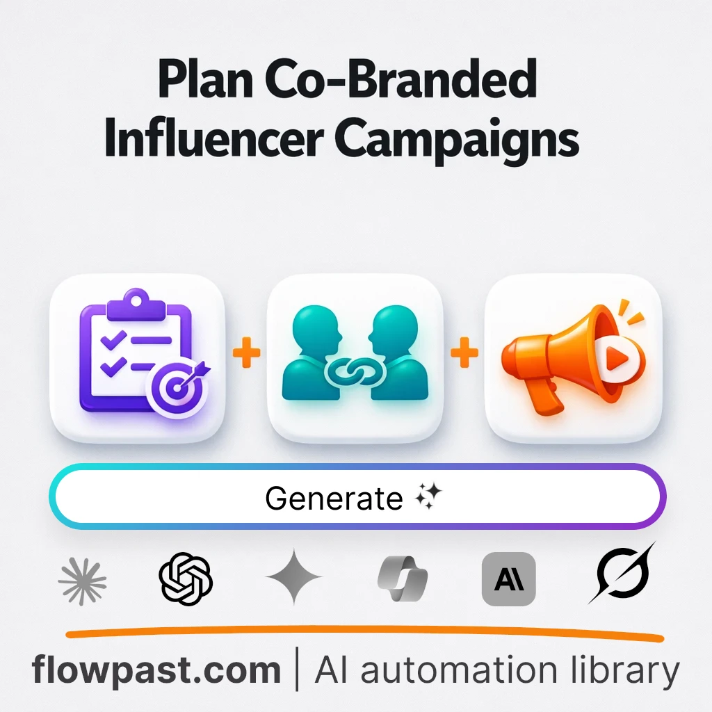 Plan Co-Branded Influencer Campaigns AI Prompt - AI prompt template
