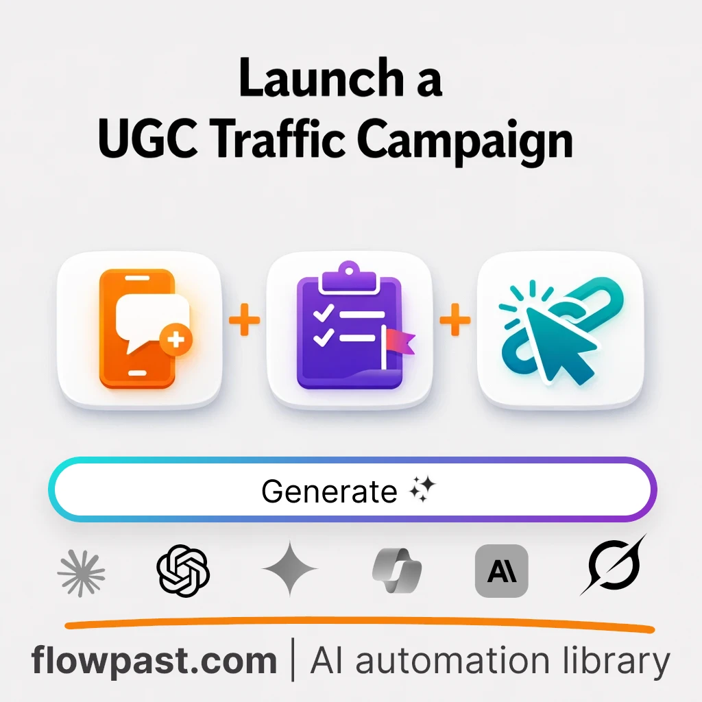 Build a UGC Traffic Campaign Plan AI Prompt - AI prompt template
