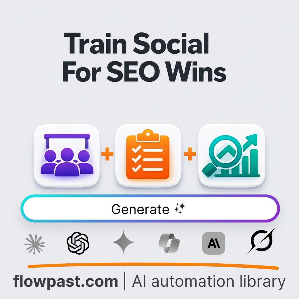 Build a Social SEO Training Slide Deck with this AI Prompt - AI prompt template
