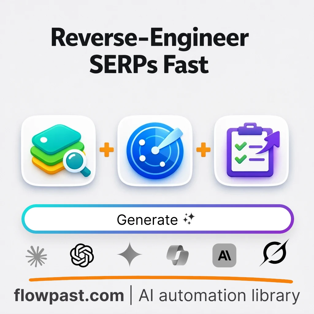 Create SERP Intelligence Reports AI Prompt - AI prompt template