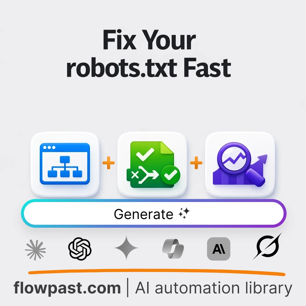 Build a robots.txt Governance Playbook AI Prompt - AI prompt template
