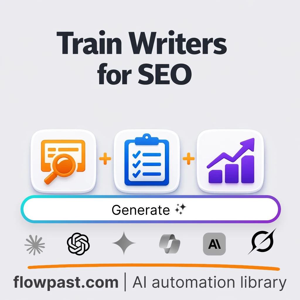 Write a Beginner SEO Training Manual with this AI Prompt - AI prompt template