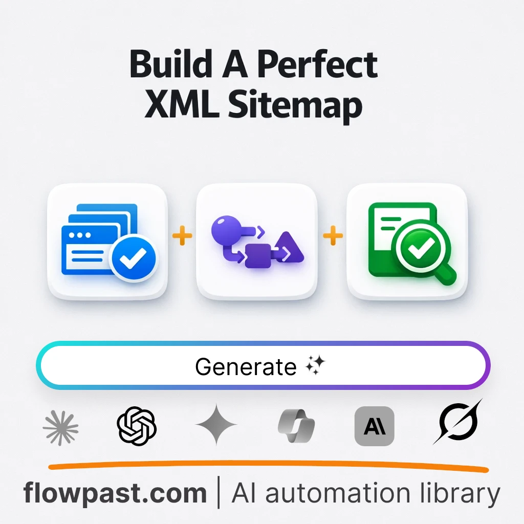 Build and Submit an XML Sitemap Workflow with this AI Prompt - AI prompt template