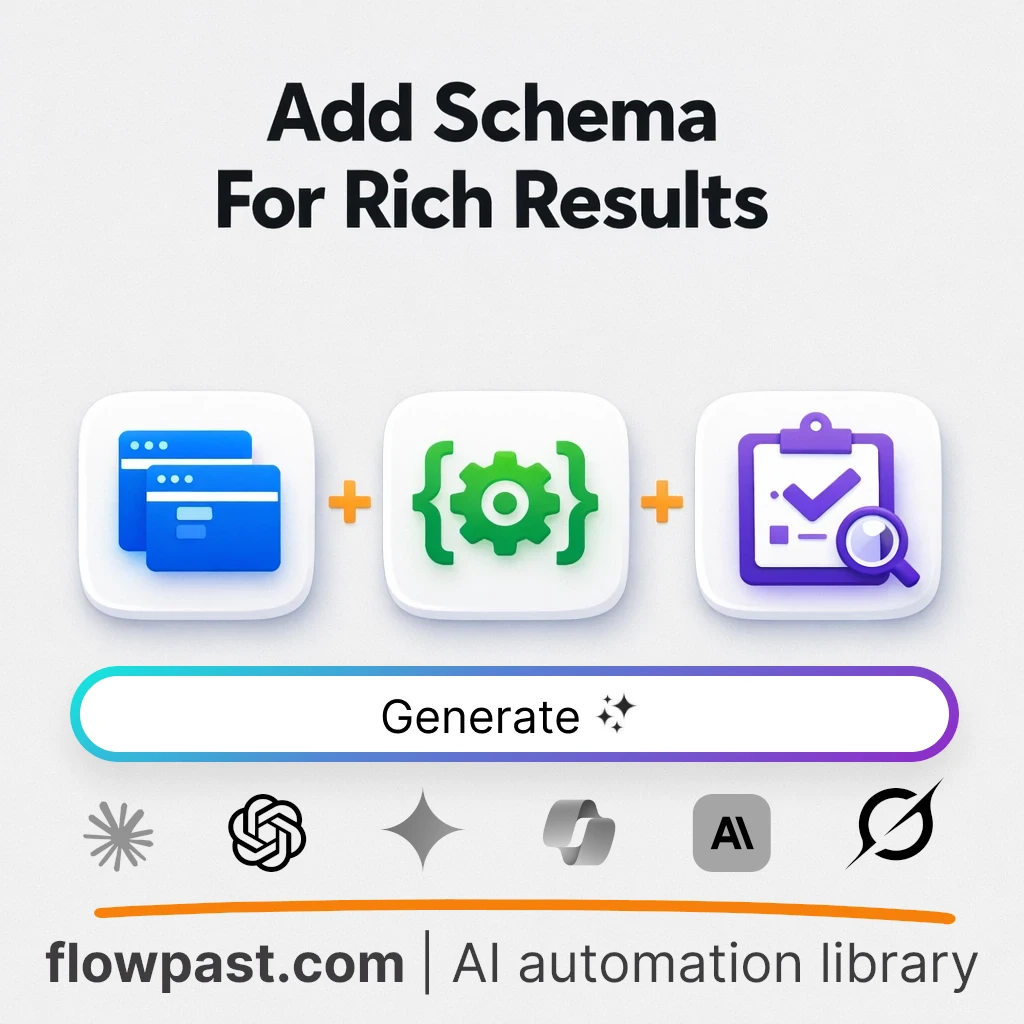 Implement Schema Markup for Any Site AI Prompt - AI prompt template