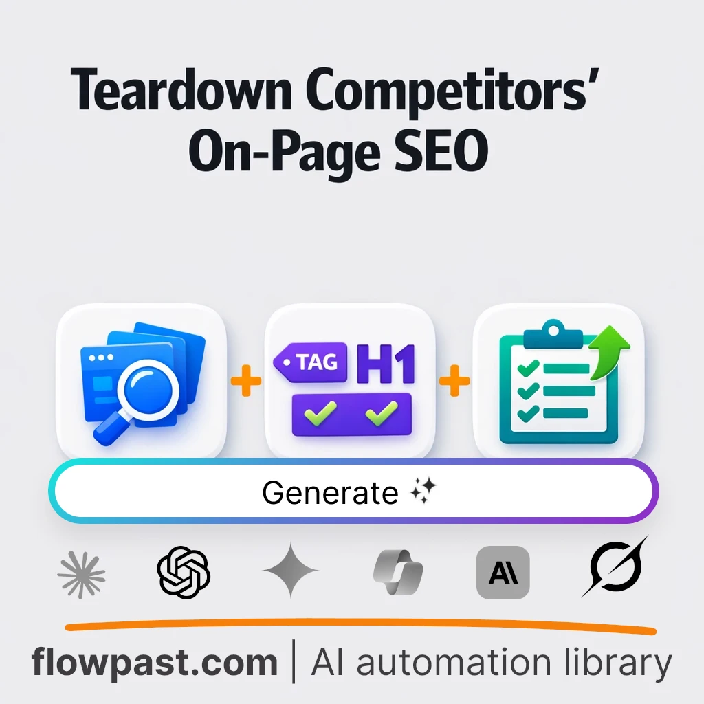 Create a Rival SEO Comparison Report with this AI Prompt - AI prompt template
