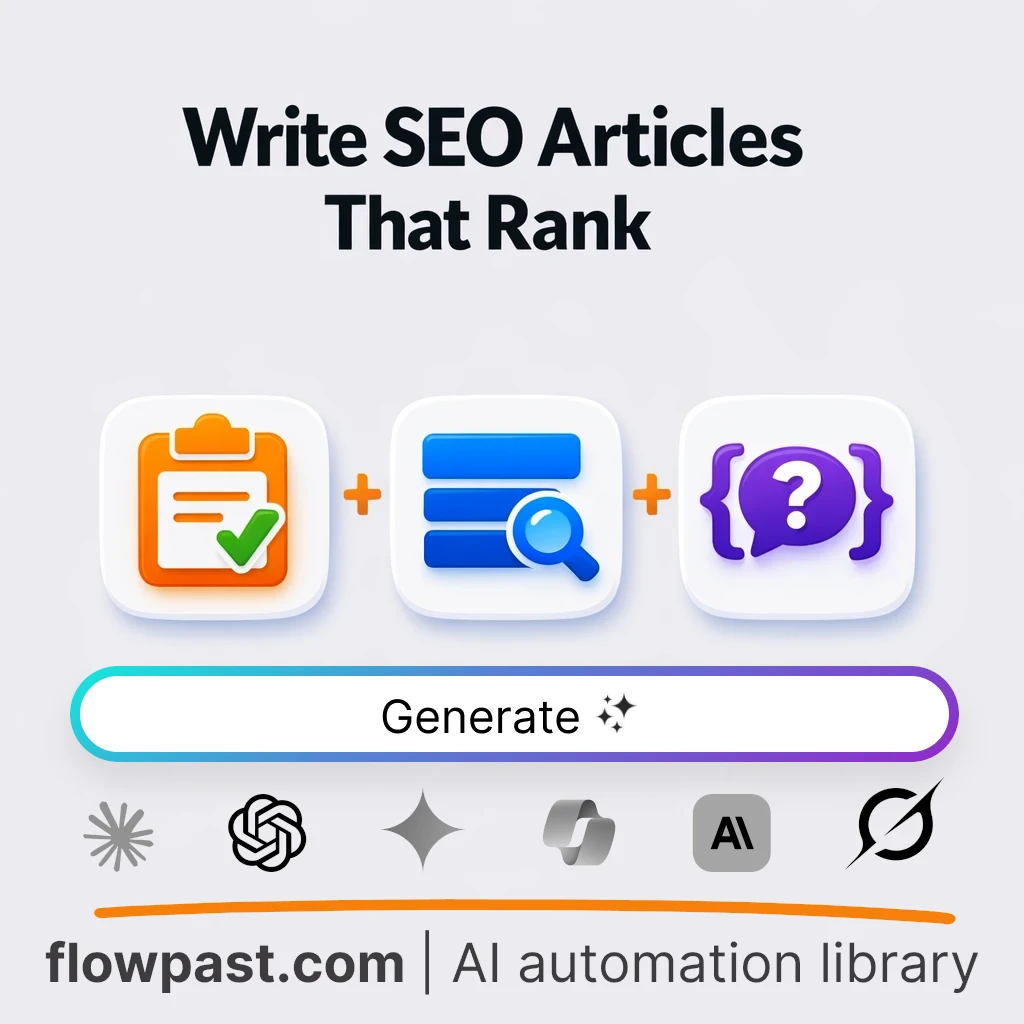 AI Prompt to Write SEO Articles With FAQ Schema Option - AI prompt template