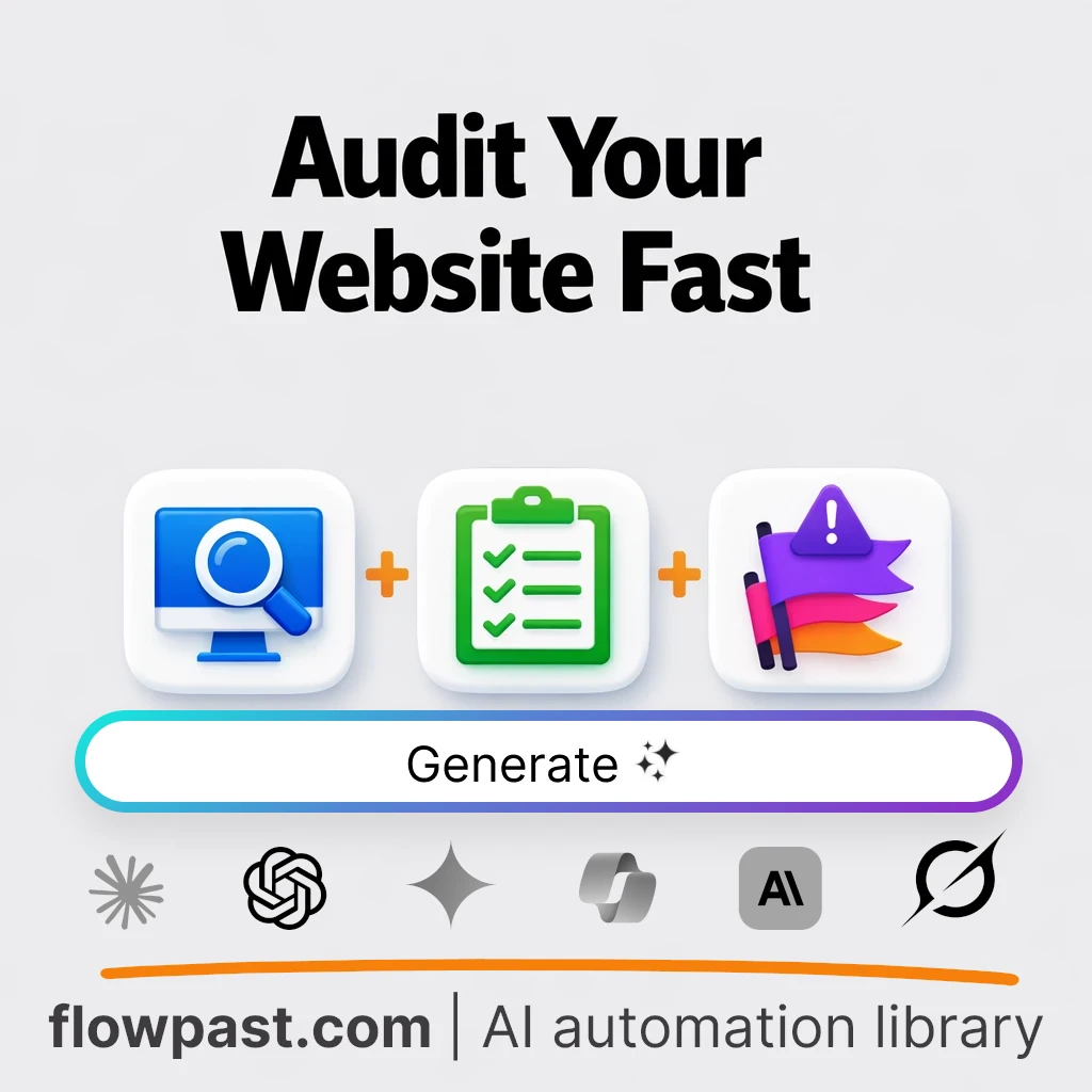 Run a Website Technical Audit Checklist AI Prompt - AI prompt template